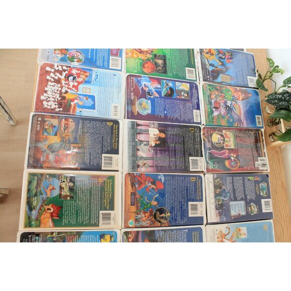 Disney Animated Movie VHS Lot of 30 NOT Tested | Most of the Classics - Picture 7 of 16